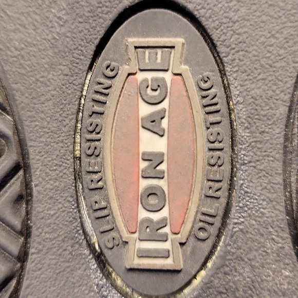 Steel Toe "Iron Age" Men’s Work Shoes - Picture 7 of 8